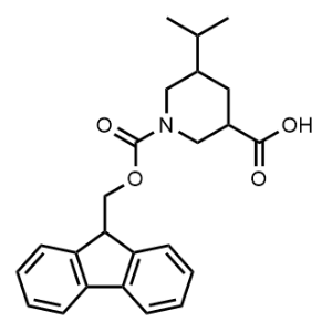 1-(((9H-Fluoren-9-yl)methoxy)carbonyl)-5-isopropylpiperidine-3-carboxylic acid|CS-1376234