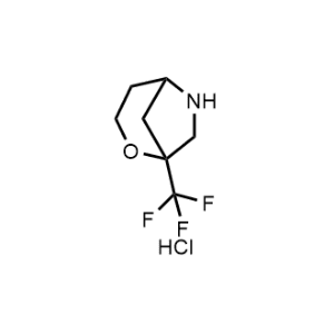 1-(Trifluoromethyl)-2-oxa-6-azabicyclo[3.2.1]octane hydrochloride|CS-1376244