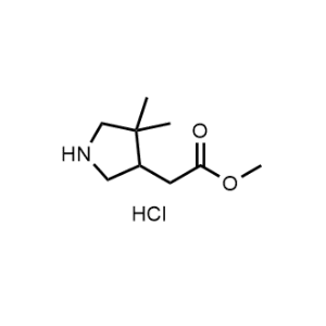 Methyl 2-(4,4-dimethylpyrrolidin-3-yl)acetate hydrochloride|CS-1376364