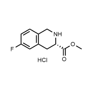 Methyl (S)-6-fluoro-1,2,3,4-tetrahydroisoquinoline-3-carboxylate hydrochloride|CS-1376365
