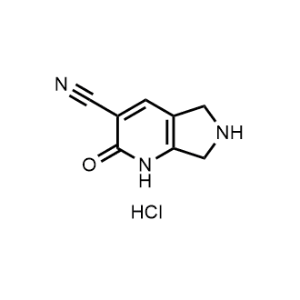 2-Oxo-2,5,6,7-tetrahydro-1H-pyrrolo[3,4-b]pyridine-3-carbonitrile hydrochloride|CS-1376375