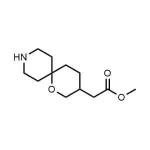 Methyl 2-(1-oxa-9-azaspiro[5.5]undecan-3-yl)acetate|CS-1376389
