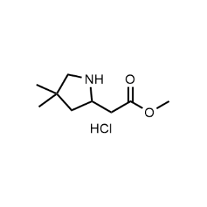 Methyl 2-(4,4-dimethylpyrrolidin-2-yl)acetate hydrochloride|CS-1376467