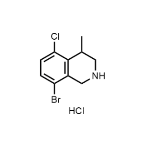 8-Bromo-5-chloro-4-methyl-1,2,3,4-tetrahydroisoquinoline hydrochloride|CS-1376469