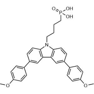 (4-(3,6-Bis(4-methoxyphenyl)-9H-carbazol-9-yl)butyl)phosphonic acid|CS-1376532
