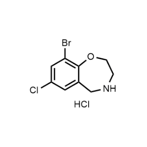9-Bromo-7-chloro-2,3,4,5-tetrahydrobenzo[f][1,4]oxazepine hydrochloride|CS-1376805