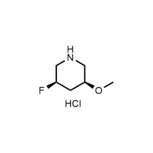 (3R,5S)-3-Fluoro-5-methoxypiperidine hydrochloride|CS-1376812