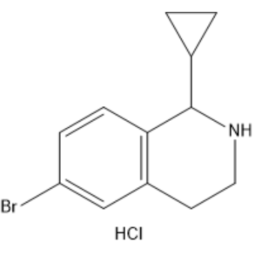 6-Bromo-1-cyclopropyl-1,2,3,4-tetrahydroisoquinoline hydrochloride|CS-1376985