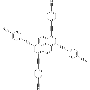 4,4',4'',4'''-(Pyrene-1,3,6,8-tetrayltetrakis(ethyne-2,1-diyl))tetrabenzonitrile|CS-1377064