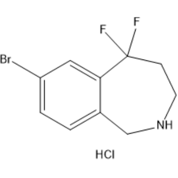 7-Bromo-5,5-difluoro-2,3,4,5-tetrahydro-1H-benzo[c]azepine hydrochloride|CS-1377071