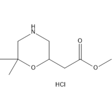 Methyl 2-(6,6-dimethylmorpholin-2-yl)acetate hydrochloride|CS-1377096