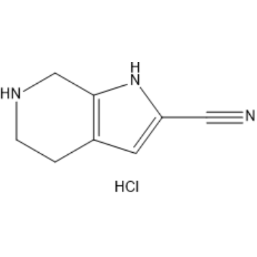 4,5,6,7-Tetrahydro-1H-pyrrolo[2,3-c]pyridine-2-carbonitrile hydrochloride|CS-1377105