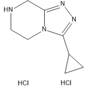 3-Cyclopropyl-5,6,7,8-tetrahydro-[1,2,4]triazolo[4,3-a]pyrazine dihydrochloride|CS-1377131