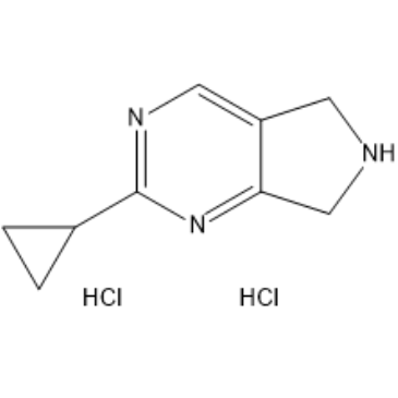 2-Cyclopropyl-6,7-dihydro-5H-pyrrolo[3,4-d]pyrimidine dihydrochloride|CS-1377148