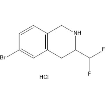 6-Bromo-3-(difluoromethyl)-1,2,3,4-tetrahydroisoquinoline hydrochloride|CS-1377300