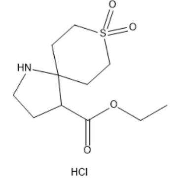 Ethyl 8-thia-1-azaspiro[4.5]decane-4-carboxylate 8,8-dioxide hydrochloride|CS-1377334