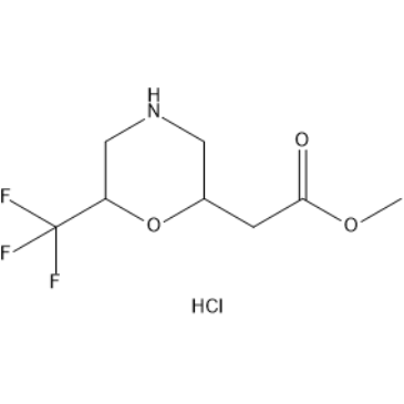 Methyl 2-(6-(trifluoromethyl)morpholin-2-yl)acetate hydrochloride|CS-1377375
