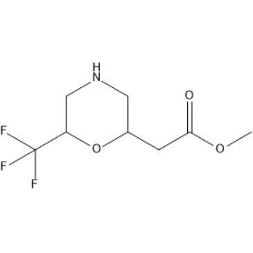 Methyl 2-(6-(trifluoromethyl)morpholin-2-yl)acetate|CS-1377377