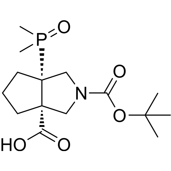 (3aR,6aS)-2-(tert-Butoxycarbonyl)-6a-(dimethylphosphoryl)hexahydrocyclopenta[c]pyrrole-3a(1H)-carboxylic acid|CS-1377392