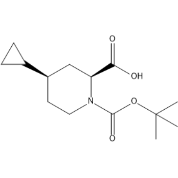 (2S,4R)-1-(tert-Butoxycarbonyl)-4-cyclopropylpiperidine-2-carboxylic acid|CS-1377411