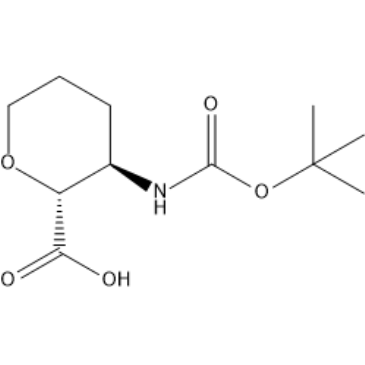 (2R,3R)-3-((tert-Butoxycarbonyl)amino)tetrahydro-2H-pyran-2-carboxylic acid|CS-1377415