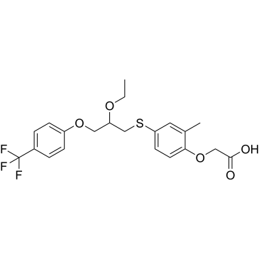 2-(4-((2-Ethoxy-3-(4-(trifluoromethyl)phenoxy)propyl)thio)-2-methylphenoxy)acetic acid|CS-1377436