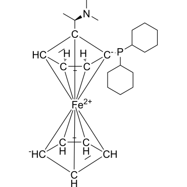 N-[(R)-1-[(S)-2-(Dicyclohexylphosphino)ferrocenyl]ethyl]dimethylamine|CS-1377777