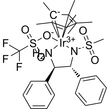 [N-[(1R,2R)-2-(Amino-κN)-1,2-diphenylethyl]methanesulfonamidato-κN][(1,2,3,4,5-η)-1,2,3,4,5-pentamethyl-2,4-cyclopentadien-1-yl](1,1,1-trifluoromethanesulfonato-κO)iridium|CS-1377796