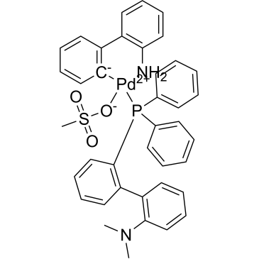 [2′-(Amino-κN)[1,1′-biphenyl]-2-yl-κC][2′-(diphenylphosphino-κP)-N,N-dimethyl[1,1′-biphenyl]-2-amine](methanesulfonato-κO)palladium|CS-1377836