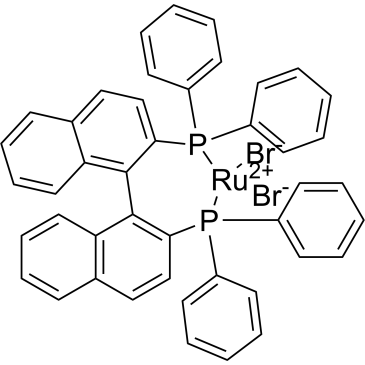 (SP-4-2)-[1,1′-(1R)-[1,1′-Binaphthalene]-2,2′-diylbis[1,1-diphenylphosphine-κP]]dibromoruthenium|CS-1377844