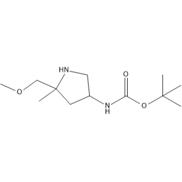 tert-Butyl (5-(methoxymethyl)-5-methylpyrrolidin-3-yl)carbamate|CS-1378537
