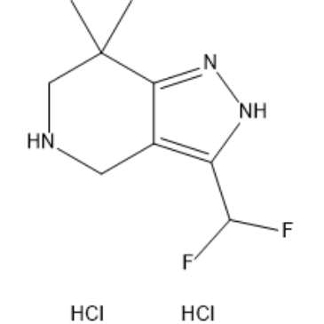3-(Difluoromethyl)-7,7-dimethyl-4,5,6,7-tetrahydro-2H-pyrazolo[4,3-c]pyridine dihydrochloride|CS-1378551