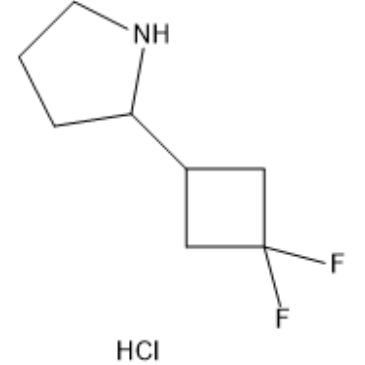 2-(3,3-Difluorocyclobutyl)pyrrolidine hydrochloride|CS-1378553