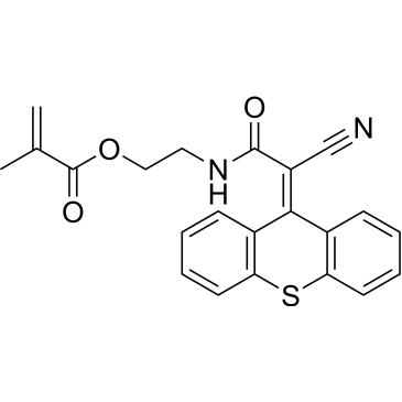 2-(2-Cyano-2-(9H-thioxanthen-9-ylidene)acetamido)ethyl methacrylate|CS-1378649