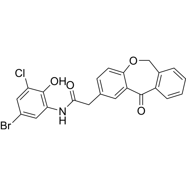 N-(5-Bromo-3-chloro-2-hydroxyphenyl)-2-(11-oxo-6,11-dihydrodibenzo[b,e]oxepin-2-yl)acetamide|CS-1378710