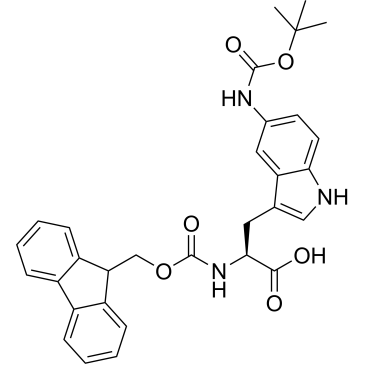 (S)-2-((((9H-Fluoren-9-yl)methoxy)carbonyl)amino)-3-(5-((tert-butoxycarbonyl)amino)-1H-indol-3-yl)propanoic acid|CS-1378831