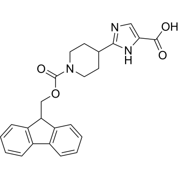 2-(1-(((9H-Fluoren-9-yl)methoxy)carbonyl)piperidin-4-yl)-1H-imidazole-5-carboxylic acid|CS-1378834