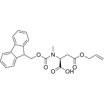 (S)-2-((((9H-Fluoren-9-yl)methoxy)carbonyl)(methyl)amino)-4-(allyloxy)-4-oxobutanoic acid|CS-1378837