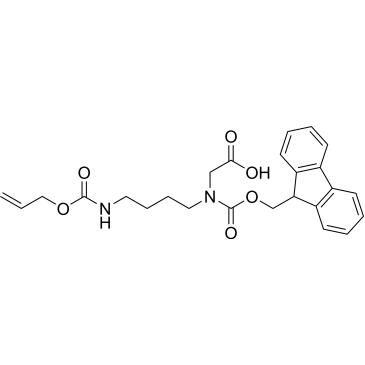 N-(((9H-Fluoren-9-yl)methoxy)carbonyl)-N-(4-(((allyloxy)carbonyl)amino)butyl)glycine|CS-1378842