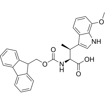 (2S,3S)-2-((((9H-Fluoren-9-yl)methoxy)carbonyl)amino)-3-(7-methoxy-1H-indol-3-yl)butanoic acid|CS-1378861