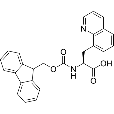 (S)-2-((((9H-Fluoren-9-yl)methoxy)carbonyl)amino)-3-(quinolin-8-yl)propanoic acid|CS-1378862