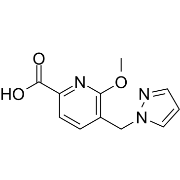 5-((1H-Pyrazol-1-yl)methyl)-6-methoxypicolinic acid|CS-1378877