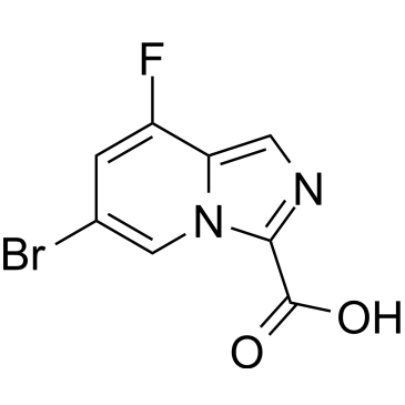 6-Bromo-8-fluoroimidazo[1,5-a]pyridine-3-carboxylic acid|CS-1378878
