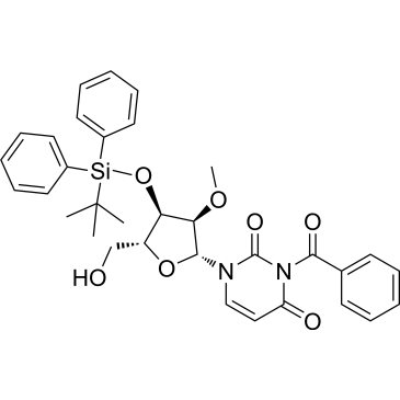 3-Benzoyl-1-((2R,3R,4R,5R)-4-((tert-butyldiphenylsilyl)oxy)-5-(hydroxymethyl)-3-methoxytetrahydrofuran-2-yl)pyrimidine-2,4(1H,3H)-dione|CS-1378889