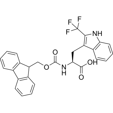 (S)-2-((((9H-Fluoren-9-yl)methoxy)carbonyl)amino)-3-(2-(trifluoromethyl)-1H-indol-3-yl)propanoic acid|CS-1378894