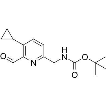 tert-Butyl ((5-cyclopropyl-6-formylpyridin-2-yl)methyl)carbamate|CS-1378896