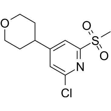 2-Chloro-6-(methylsulfonyl)-4-(tetrahydro-2H-pyran-4-yl)pyridine|CS-1378907