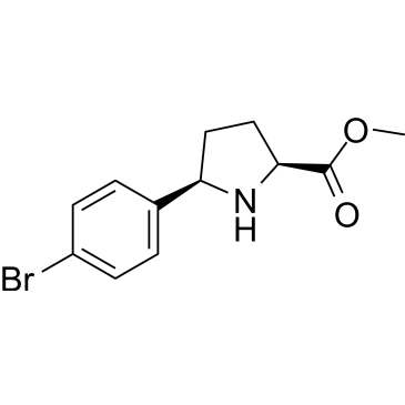 Methyl (2S,5R)-5-(4-bromophenyl)pyrrolidine-2-carboxylate|CS-1378995