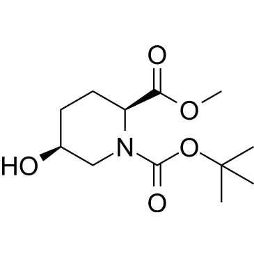 rel-1-(tert-Butyl) 2-methyl (2S,5S)-5-hydroxypiperidine-1,2-dicarboxylate|CS-1379005