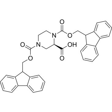 (2R)-1,4-Bis(9H-fluoren-9-ylmethoxycarbonyl)piperazine-2-carboxylic acid|CS-1379014
